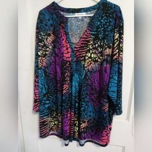 Woman's top multicolor